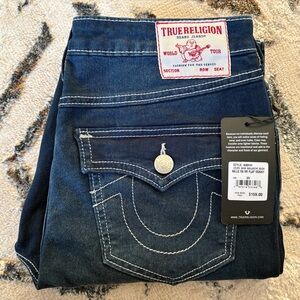True Religion Women's Jeans Size 29/28 Halle High Rise Super Skinny New With Tag